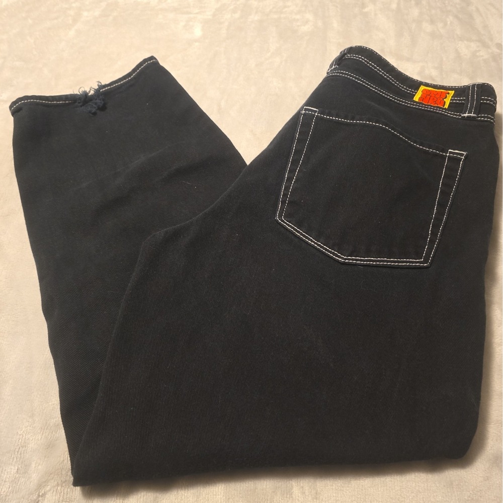 Empyre Men's Black Jean Pants Wide Leg 5-Pocket Size 32 Streetwear Skater